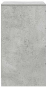 Buffet Cinzento de Concreto 40x41x75 cm Madeira Engenhada