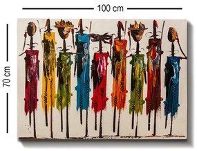 Tela Decorativa Modelo 320420561 – Multicolor – 70 x 100 cm