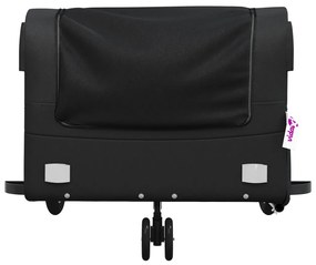 Reboque para bicicleta 45 kg ferro preto