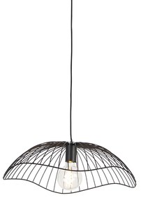 Candeeiro de suspensão design preto 50 cm - Pua Design