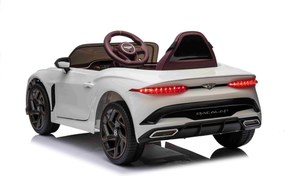 Carro elétrico para crianças Bentley Bacalar 12V, portas que se abrem para cima, controlo remoto 2,4 GHz, luzes LED, entrada USB/AUX, suspensão, bater