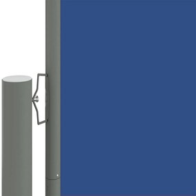 Toldo lateral retrátil 117x1200 cm azul