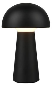 LED Candeeiro de mesa preto recarregável de 3 níveis regulável - Daniel Design