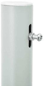 Toldo lateral retrátil para pátio 120x500 cm vermelho