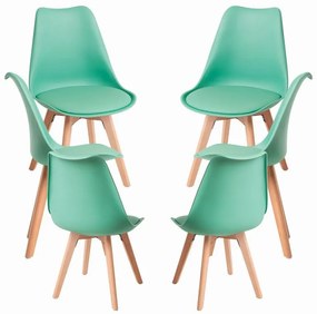 Pack 6 Cadeiras Synk Basic - Verde Jade
