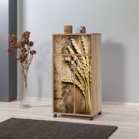 Armário Multiuso Kiler – Carvalho Sonoma – 60x116x36 cm