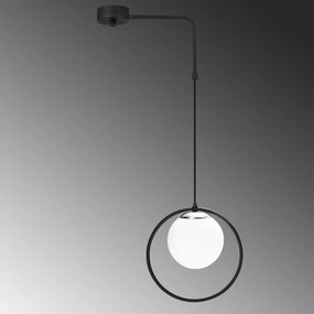 Candeeiro de Teto Dolunay – Preto e Branco – 42 x 15 cm