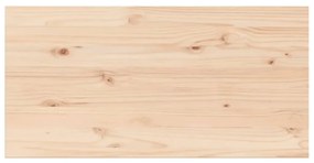 Tampos de mesa retangulares 4 pcs 100x50x2,5 cm pinho maciço