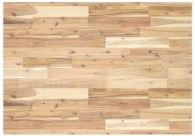 vidaXL Tampo de secretária 80x70x2 cm acácia maciça não tratada