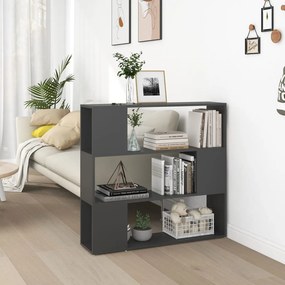 vidaXL Estante/divisória 100x24x94 cm cinzento