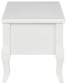 Móvel de TV 100x35x35 cm madeira branco