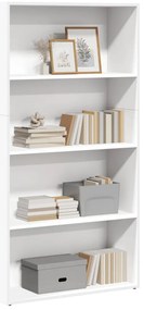 vidaXL Estante 80x30x152 cm derivados de madeira branco