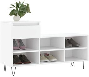 Sapateira 102x36x60 cm derivados de madeira branco