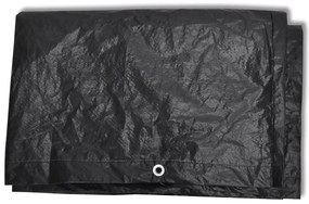 Capa para mobiliário de jardim com 8 ilhós 140x70x90 cm