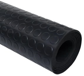 Tapete de borracha antiderrapante pitonado 1,5x4 m 3 mm