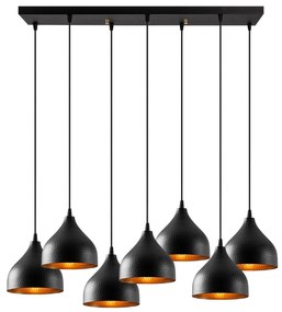 Candeeiro Chandelier Tattoo – Preto – 88 x 40 cm