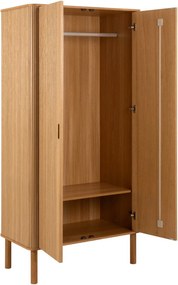 Roupeiro Norsica Dunmavo 107, Carvalho, 200x100x55cm, 90.2 kg, Portas para roupeiro: Com dobradiças