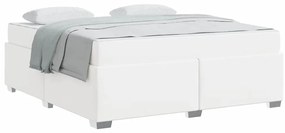 Estrutura da Cama Outros Branco 180 x 200 cm Couro sintético