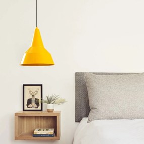 Candeeiro de Teto Saglam – Amarelo Dourado – 30 cm