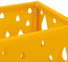 Suporte para Guarda-Chuva Amarelo mostarda Metal Compacto