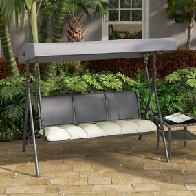 Almofada para Banco 128x48x8 cm Almofada para Banco de Jardim com 2 Co