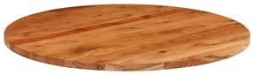 Tampo de mesa redondo Ø90x3,8 cm madeira de acácia maciça