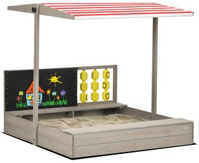Caixa de Areia de Madeira para Crianças de 3-7 Anos Caixa de Areia Inf