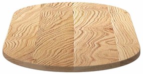 Tampo de mesa 100x50x2 cm madeira de carvalho maciça oval