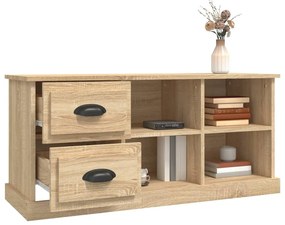 Móvel de TV 102x35,5x47,5 cm derivados madeira carvalho sonoma