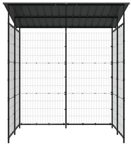 Abrigo para bicicletas 190x190x222 cm aço preto