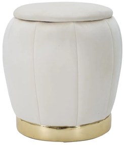 PUFF/RETENTOR PARIS CREME/OURO CM Ø 43X43