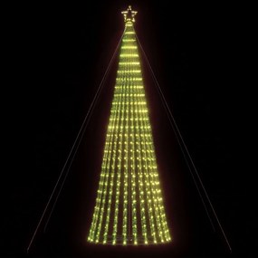 vidaXL LED Árvore de Natal 1028 LEDs Branco Quente 403 cm