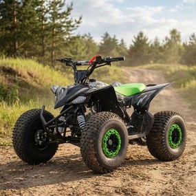 Moto 4 Crianças + 8 anos 125cc - Beneo Predator Até 55 Km/h com limitador Verde