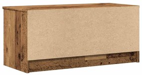 Móveis TV 2 peças madeira velha 80x35x36,5cm madeira trabalhada