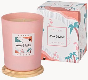 Vela perfumada artesanal Bahamas (coco, baunilha, monoi)