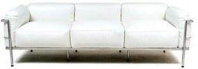Sofas para Escritorio 3 Lugares Branco Lecor-vintage (sofa Receção)