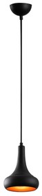 Candeeiro Suspenso Berceste – Preto – 16 cm x 117 cm