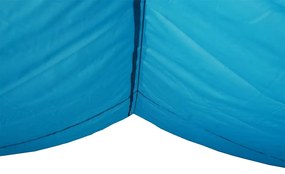 Lona de campismo 420x440 cm impermeável azul