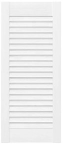 Portas de armário 4 pcs design de persiana 69x29,5 cm branco
