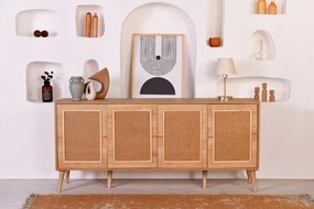 Console Jüt – Carvalho – 180 cm x 81 cm x 41 cm