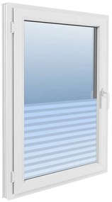 Película para janela fosca 0,9x20 m PVC design às riscas