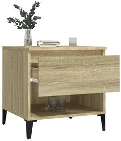 Mesa de apoio 50x46x50 cm derivados de madeira carvalho sonoma