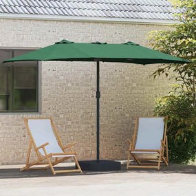 Guarda-sol de Jardim Verde 385 x 209 x 244 cm tecido