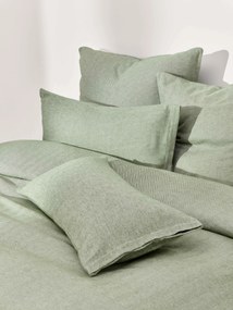 Capa de edredão em flanela com padrão de espinha de peixe Wanda