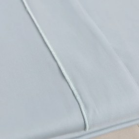 Jogo de lençóis 100% algodón cetim 300 fios: Verde cama 140cm - 1 lençol superior 220 x 290 cm + 1 lençol capa ajustável 140 x 200 + 30 cm + 2  fronha almofada 50x70 cm