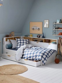 Cama para criança com várias arrumações, Tresor branco claro liso