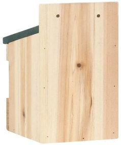 Casas para pássaros 4 pcs 12x16x20 cm madeira de abeto