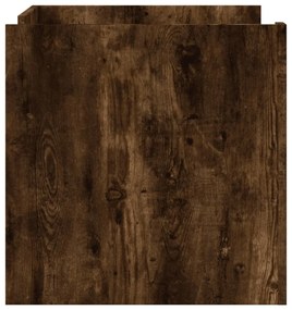 Mesa de centro 80x50x50 cm derivados de madeira carvalho fumado