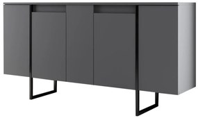 Console Luxe – Anthracite Black – 160 cm x 35 cm x 80 cm