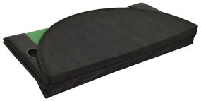 Mesa tabuleiro póquer dobrável 10 jogadores 208x106x3cm verde